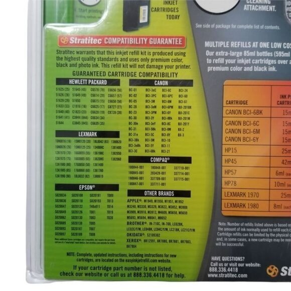 New and Sealed INKJET Refill Kit - Picture 3 of 16